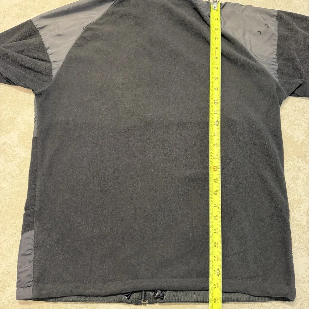 The North Face Cascade Polartec Fleece Jacket Mens L Black Full Zip Outdoor